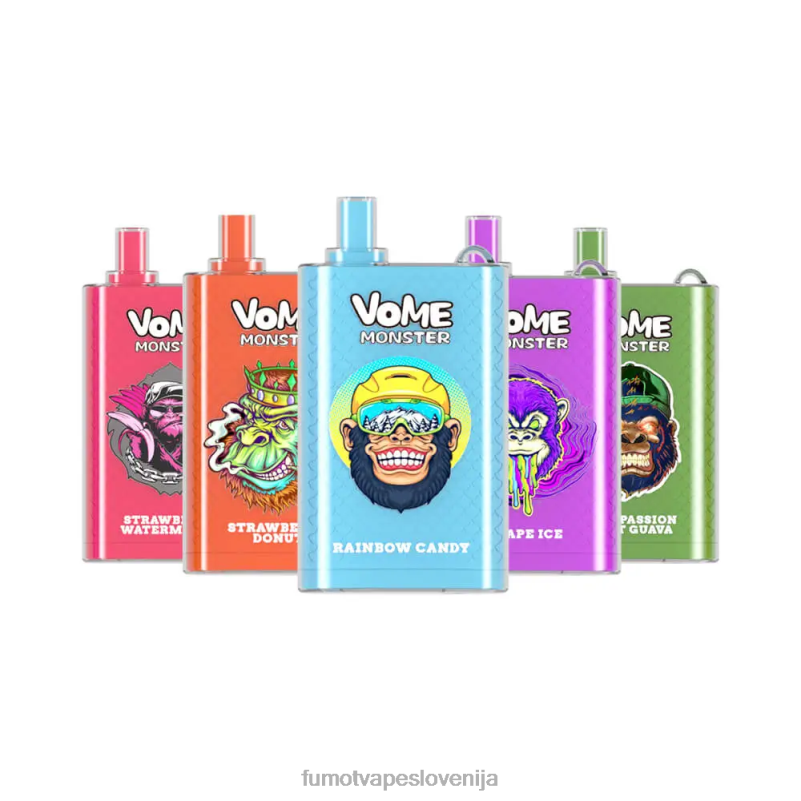 Fumot Vome Monster 10000 naprava za vape pod za enkratno uporabo - 20 ml (1 kos) jagodna lubenica - Fumot Vape Flavours 2JH4H437