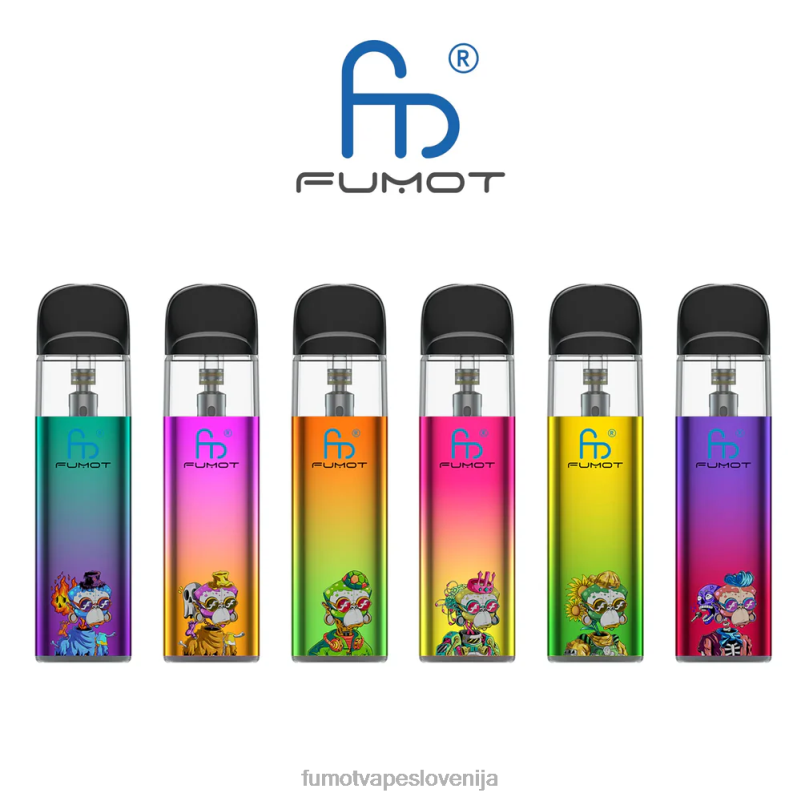 Fumot Dazzle Lite prazen komplet za vape, skladen s tpd (1 kos) zeleno-vijolična - Fumot Vapes 2JH4H551