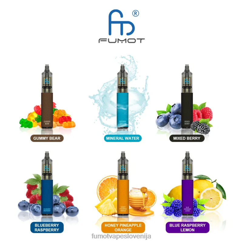 Fumot DTL pero za enkratno uporabo 9000- 18 ml (1 kos) gumijasti medvedek - Fumot Vape Price 2JH4H373