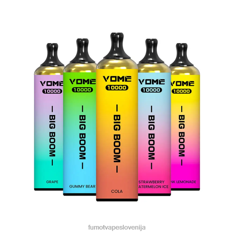 Fumot Vome Big Boom pero za enkratno uporabo 10000 - 20 ml (1 kos) grozdje - Fumot Vape Slovenija 2JH4H438